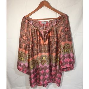 GORGEOUS Avenue sherbet blouse size 18/20